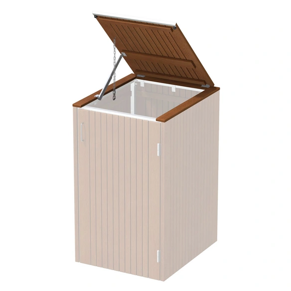 Klappdeckel »BINTO«, Holz, braun