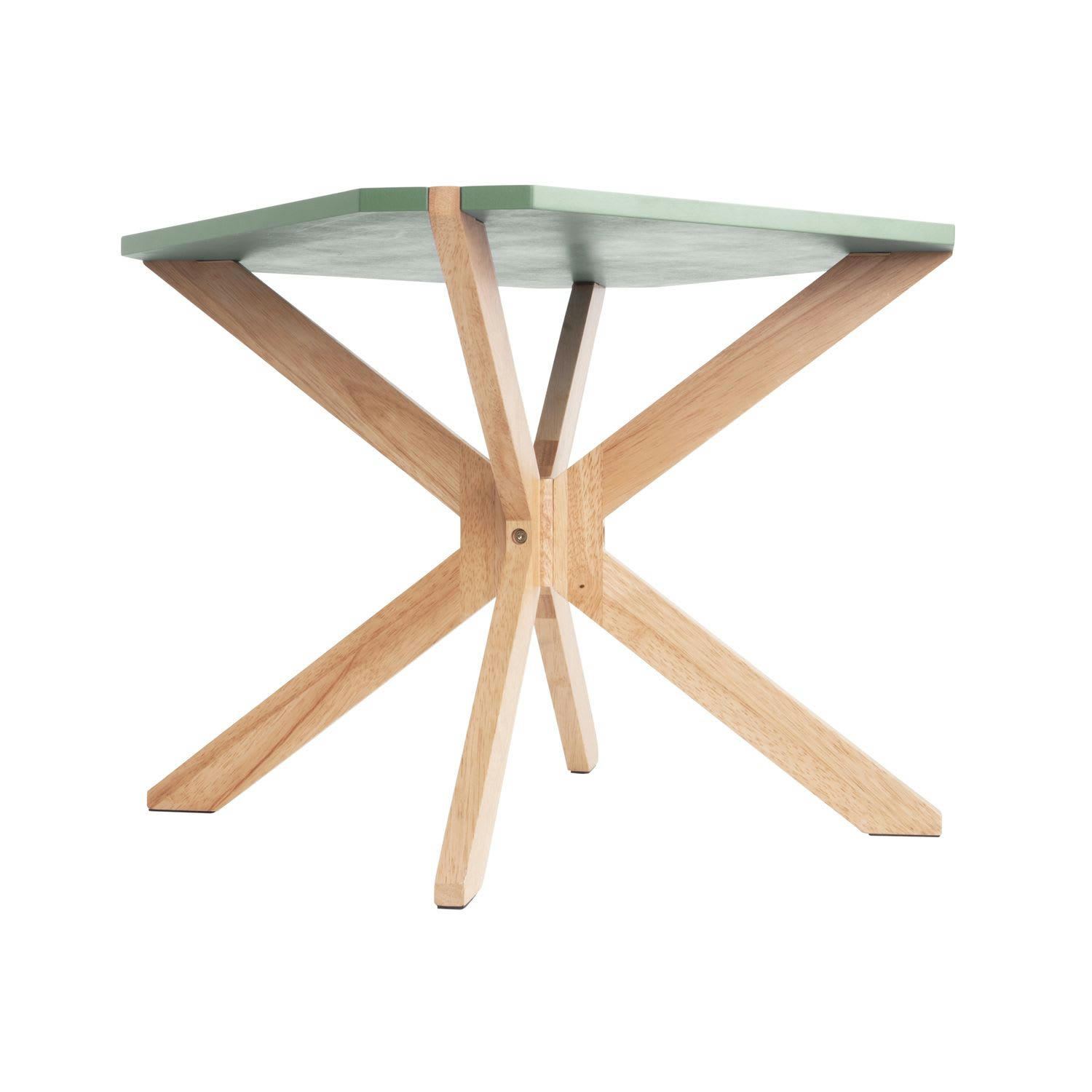 MISTE - Table basse scandinave l. 60 x h. 40 cm vert