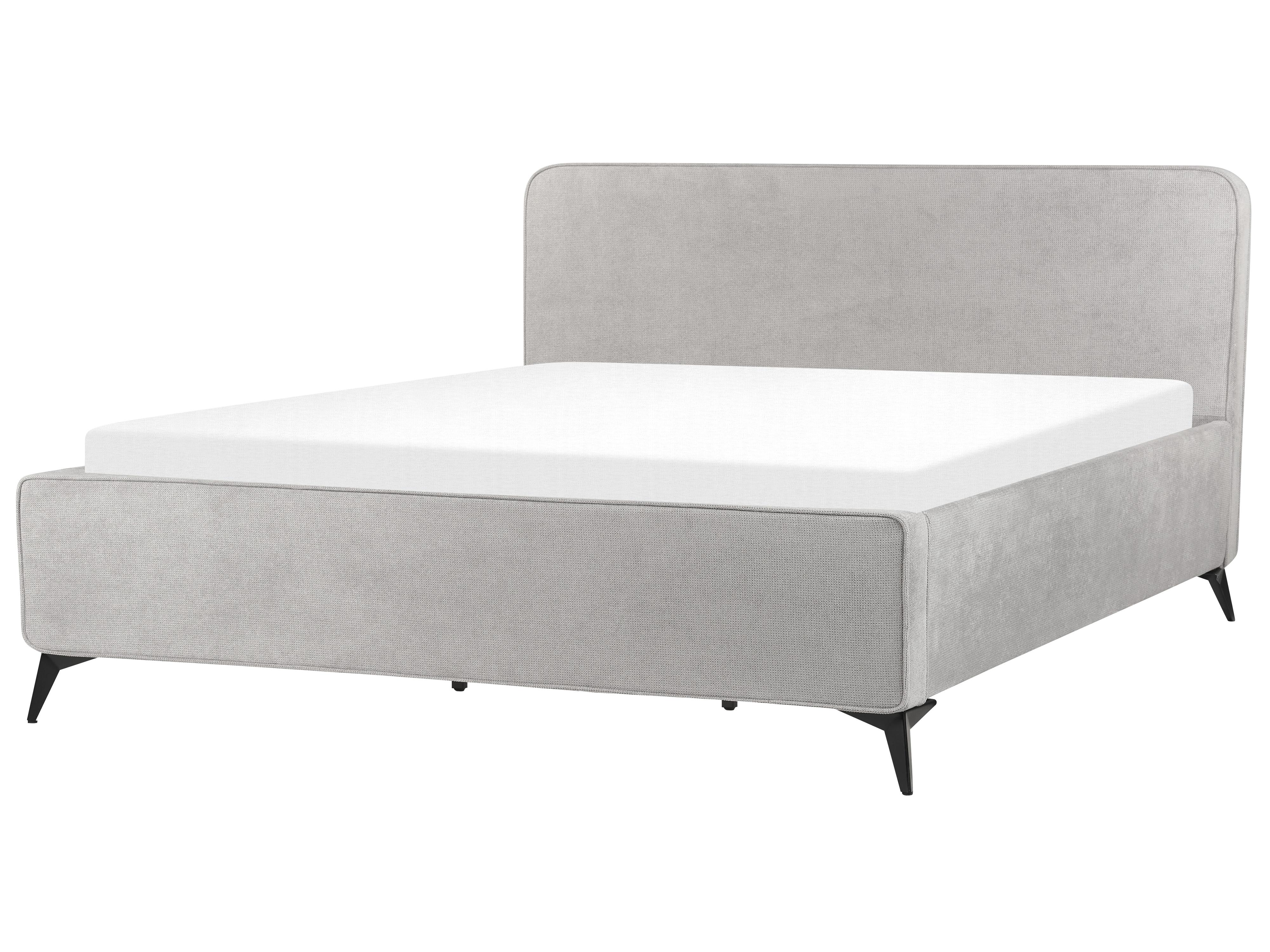 Bed Fabric VALOGNES 160 x 200 cm (EU King Size) Light Grey