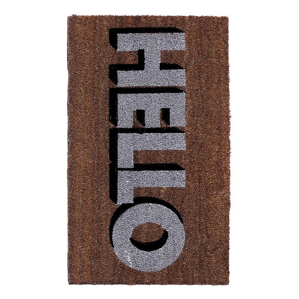 DØRMATTE MATTBOLAGET "HELLO" 45X75CM
