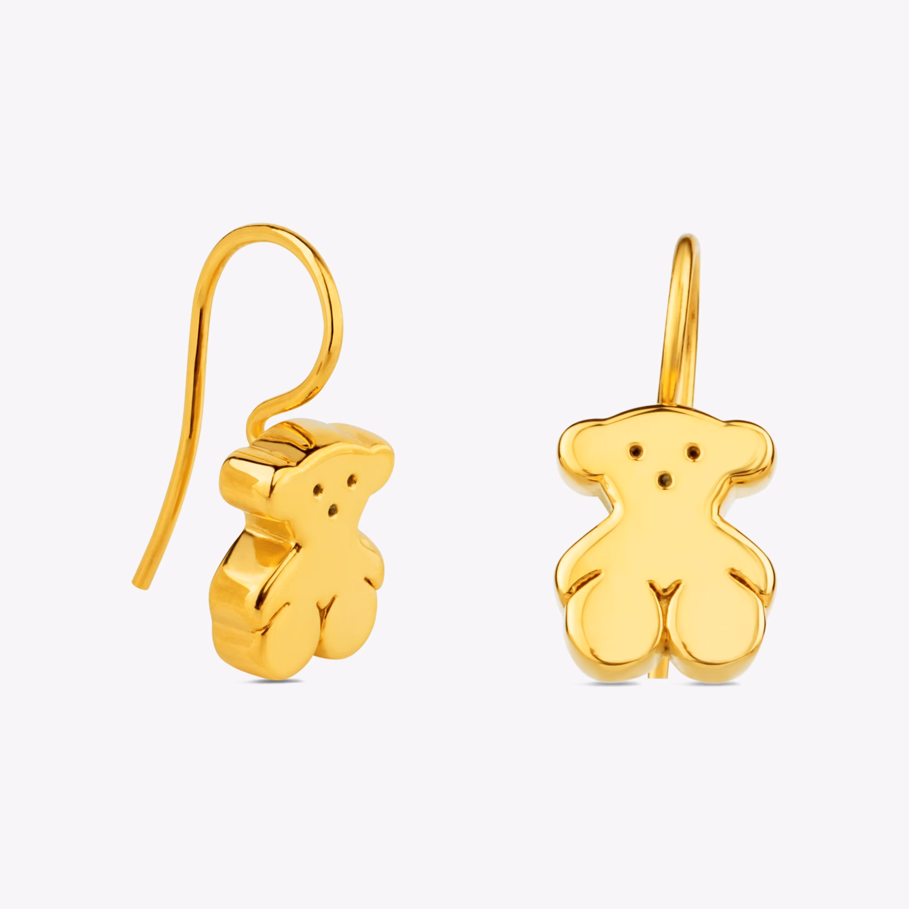 Pendientes de oro motivo oso cierre gancho Sweet Dolls