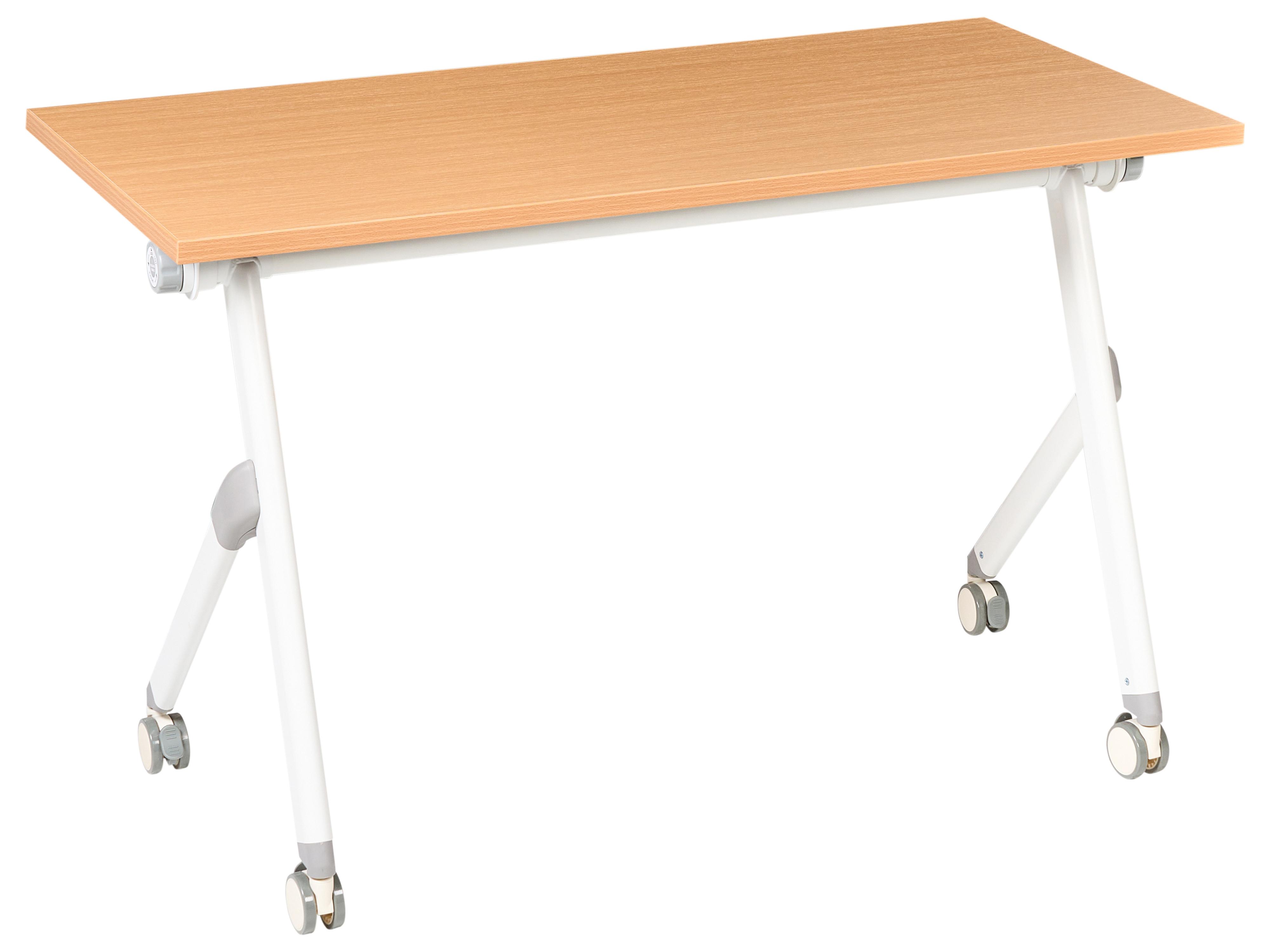 Foldable Office Desk BENDI Brown 120 cm 60 cm