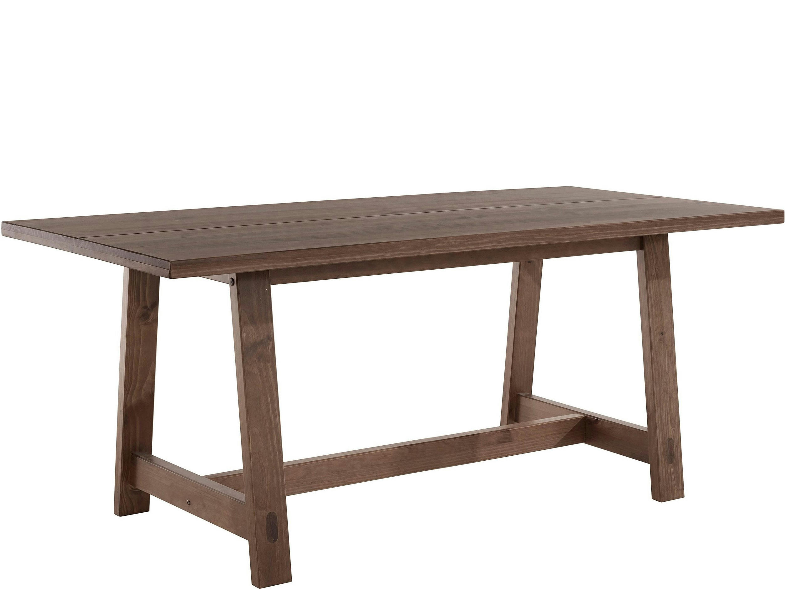 DERBY - Table de salle à manger 200x100 cm 8 personnes en pin Marron