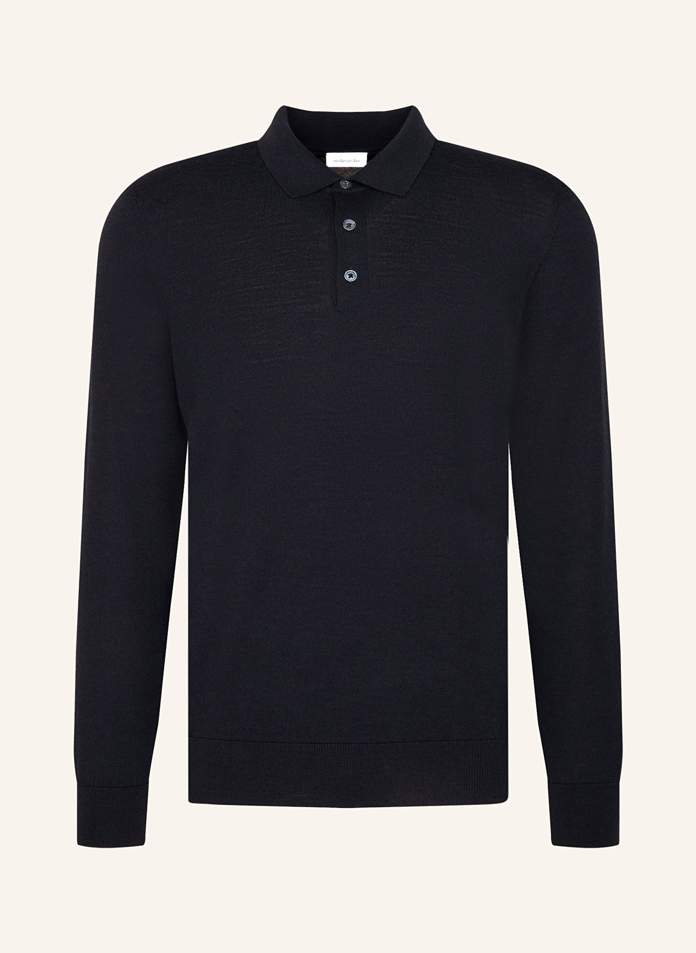 seidensticker Strick-Poloshirt aus Merinowolle