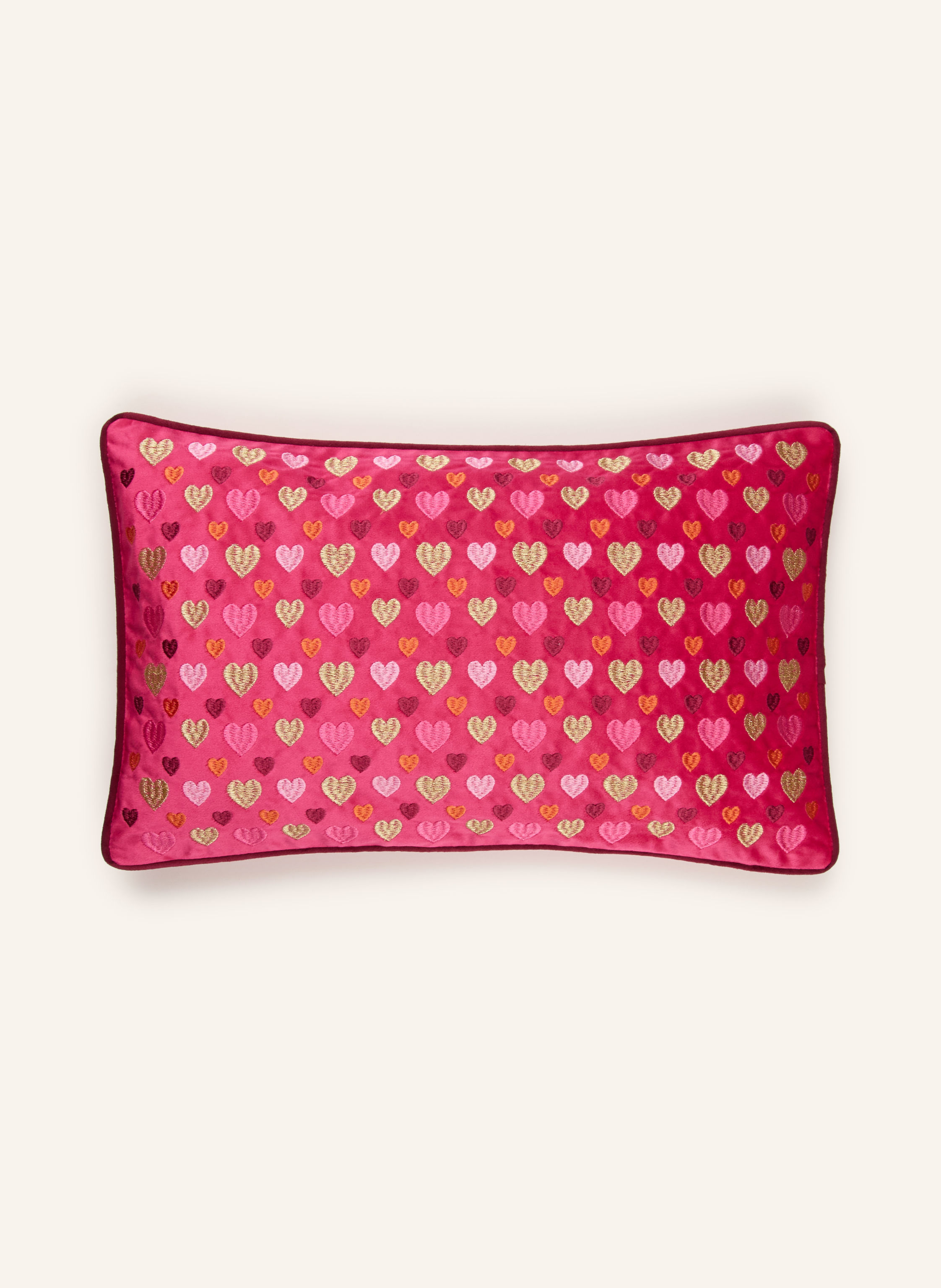 PAD Dekokissenhülle HEARTS aus Samt
