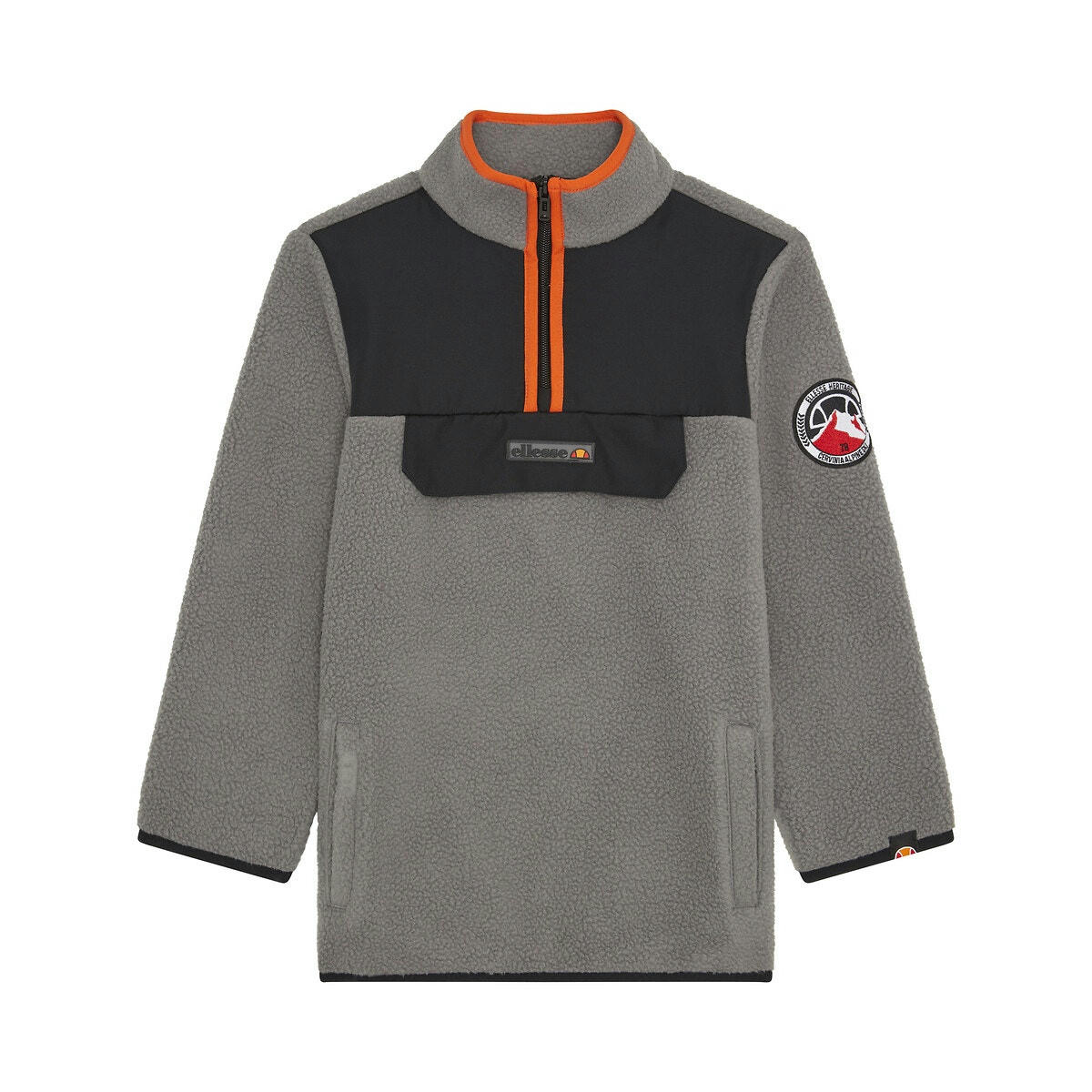 Veste polaire, col zippé