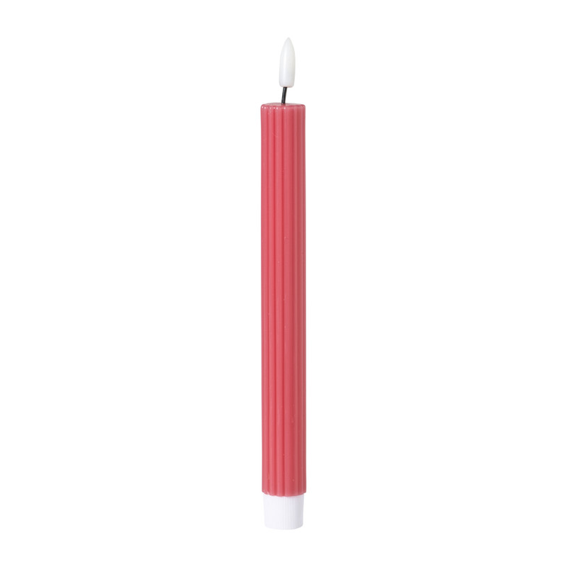 LED dinerkaars rib - roze - &Oslash;2.2x24.5 cm