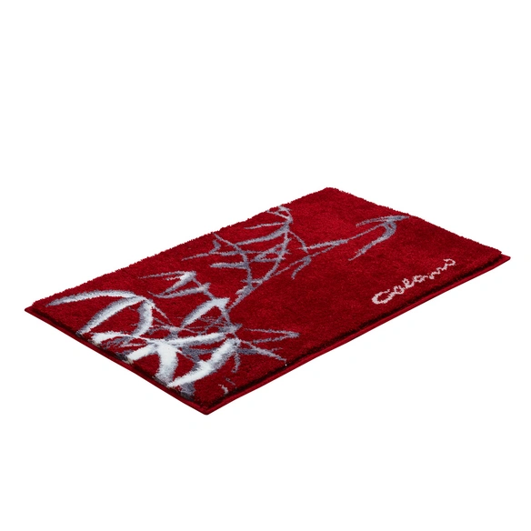 Badematte »Colani 23«, BxL: 60 x 100 cm, rot, aus 100% Polyacryl