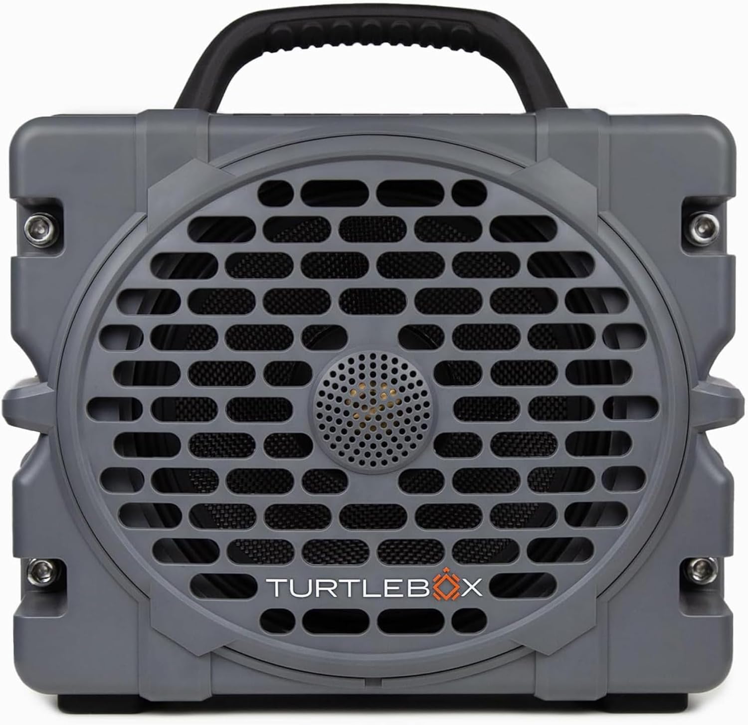 Turtlebox Grande: Loud! Outdoor Portable Bluetooth 5.4 Speaker | Rugged  Waterproof  Ultra-Portable | Plays to 126db  Deep Bass  Shockproof  Unlimited Pairing for Full Stereo Experience  Gray