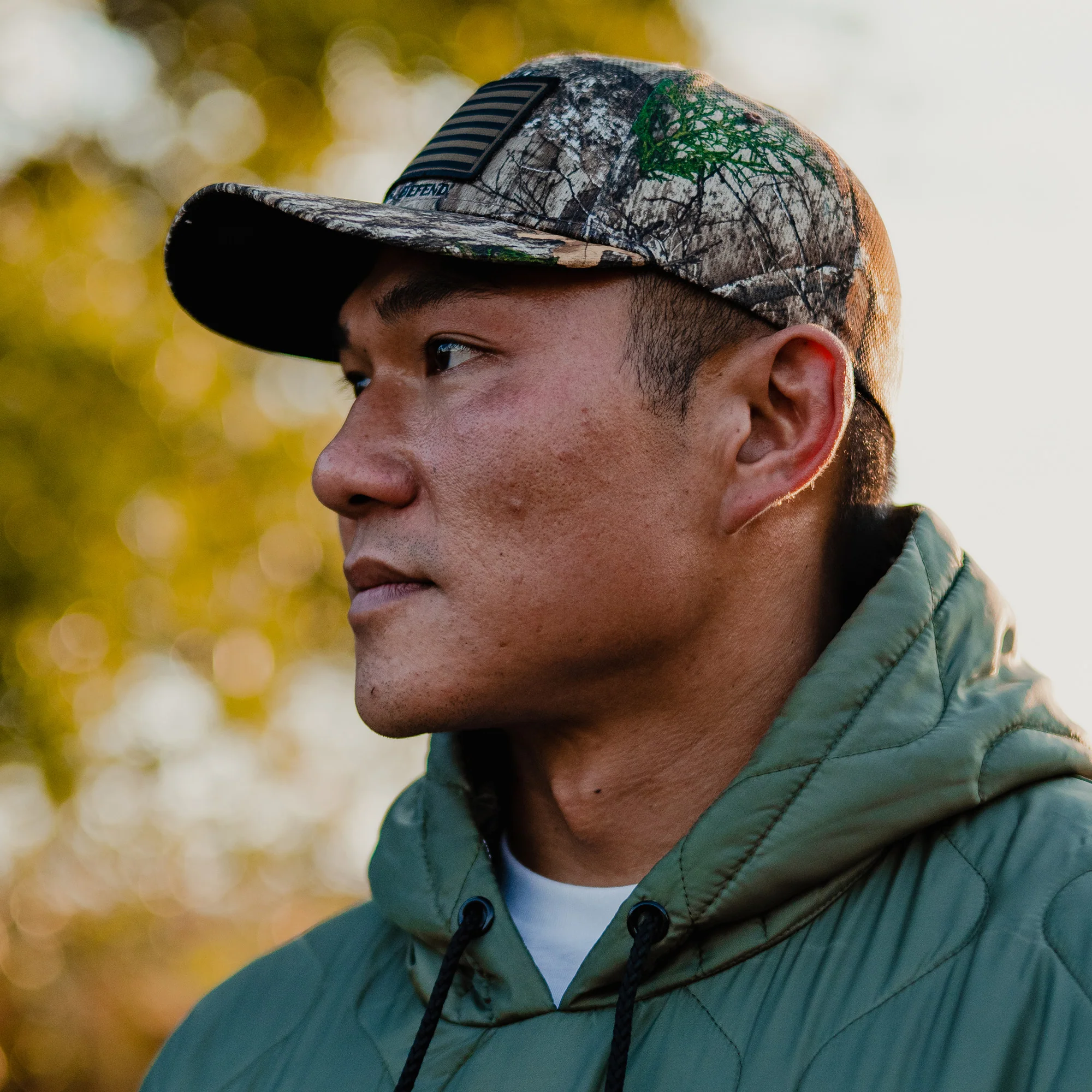 Realtree Edge Flag Stretch Fit Hat