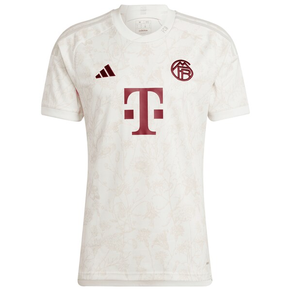 Bayern Munich adidas 2023/24 Third Custom Replica Jersey - White