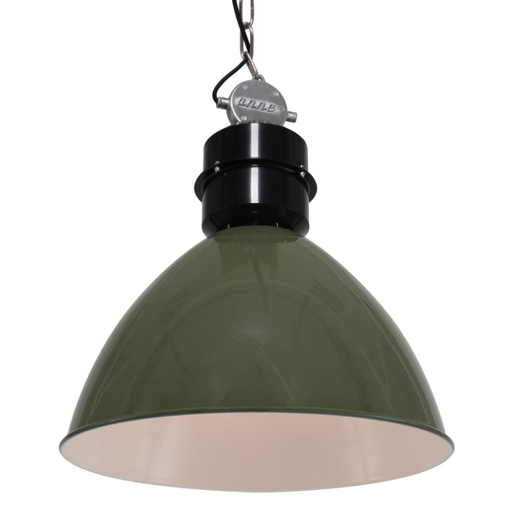 Anne Light & home hanglamp frisk - 1 lichts - 50x 210 cm - groen