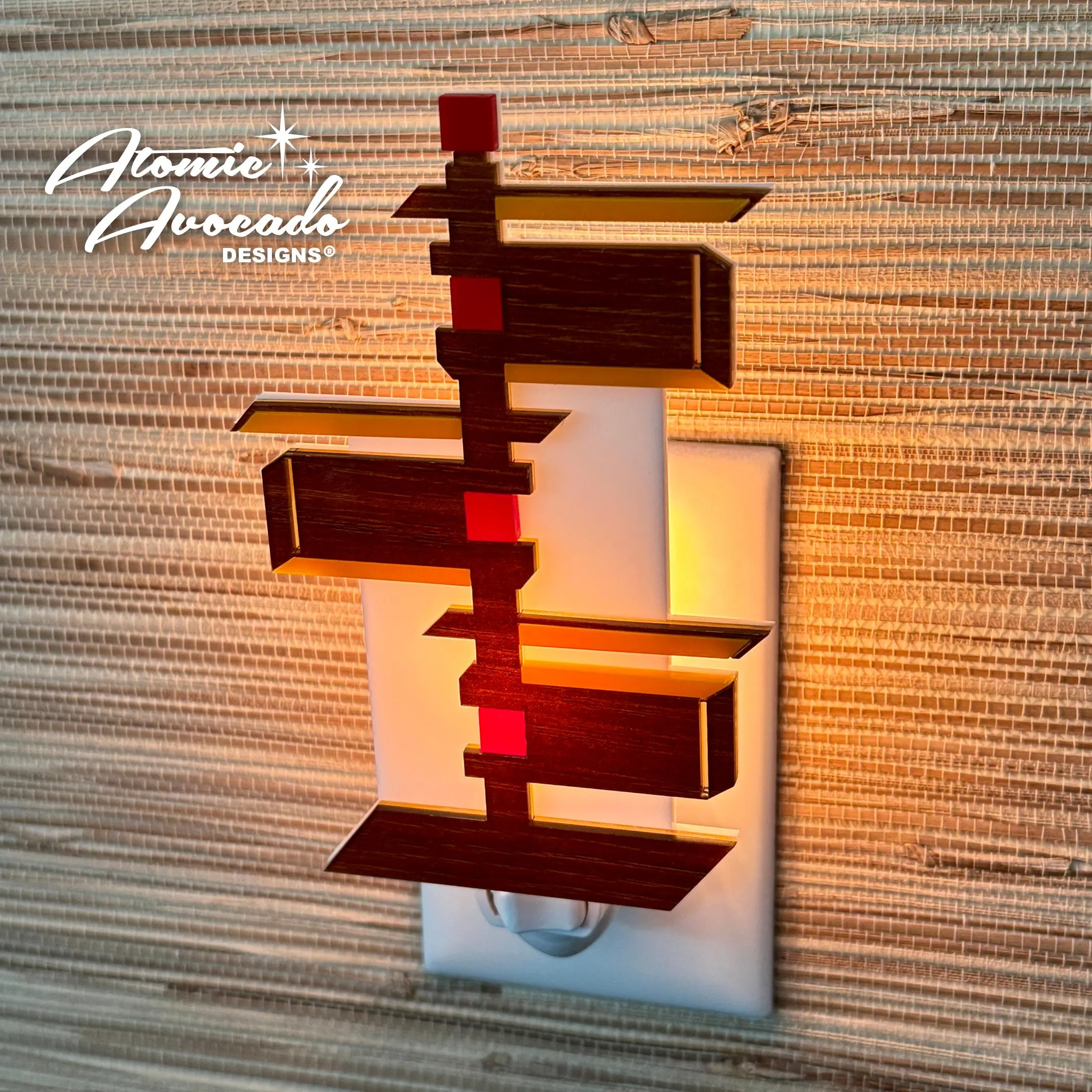 Taliesin Night Light: Frank Lloyd Wright-Inspired Mid Century Modern Lighting