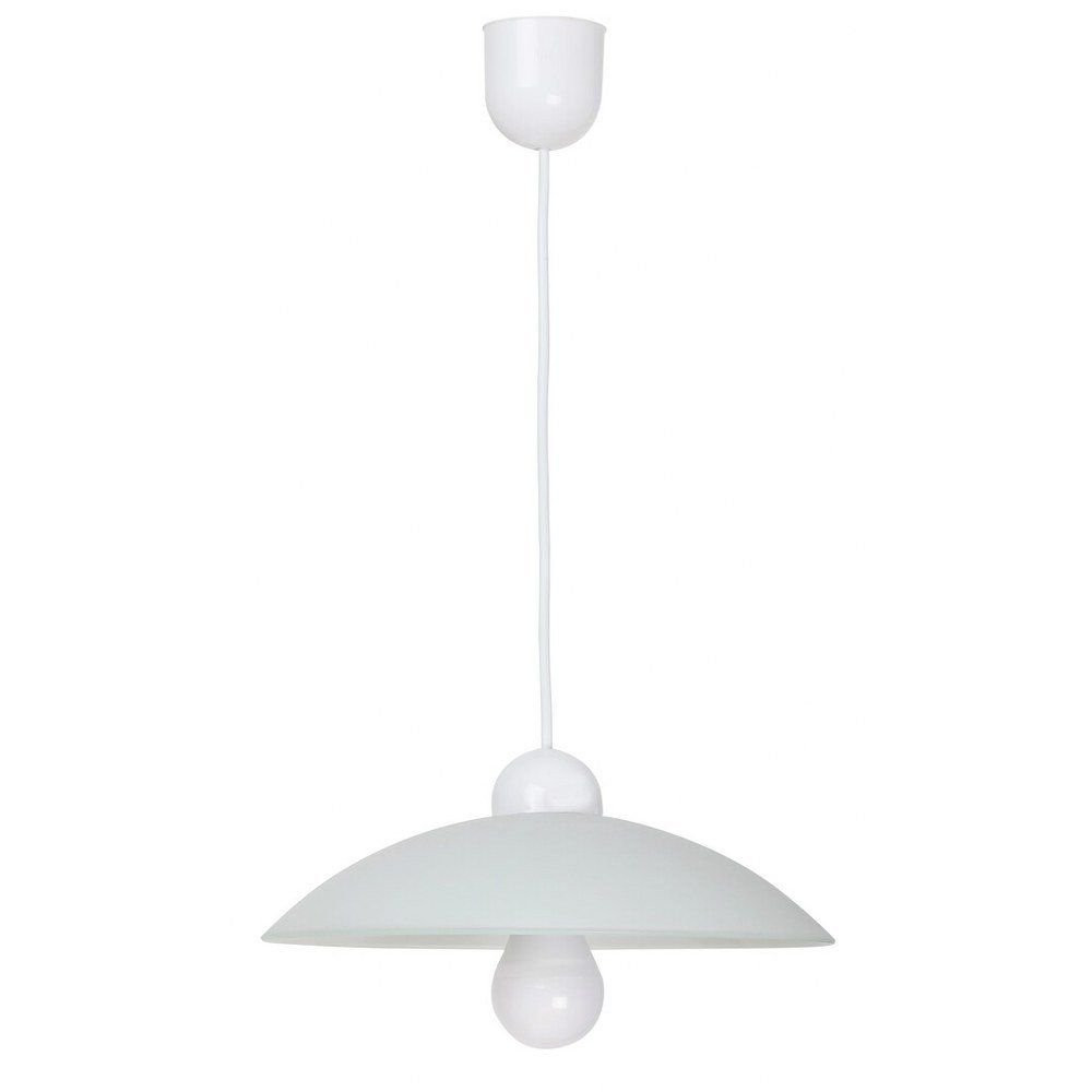 Lampa wisząca biała Cupola 1xE27x60W wym: 90x32,5x32,5 cm Rabalux