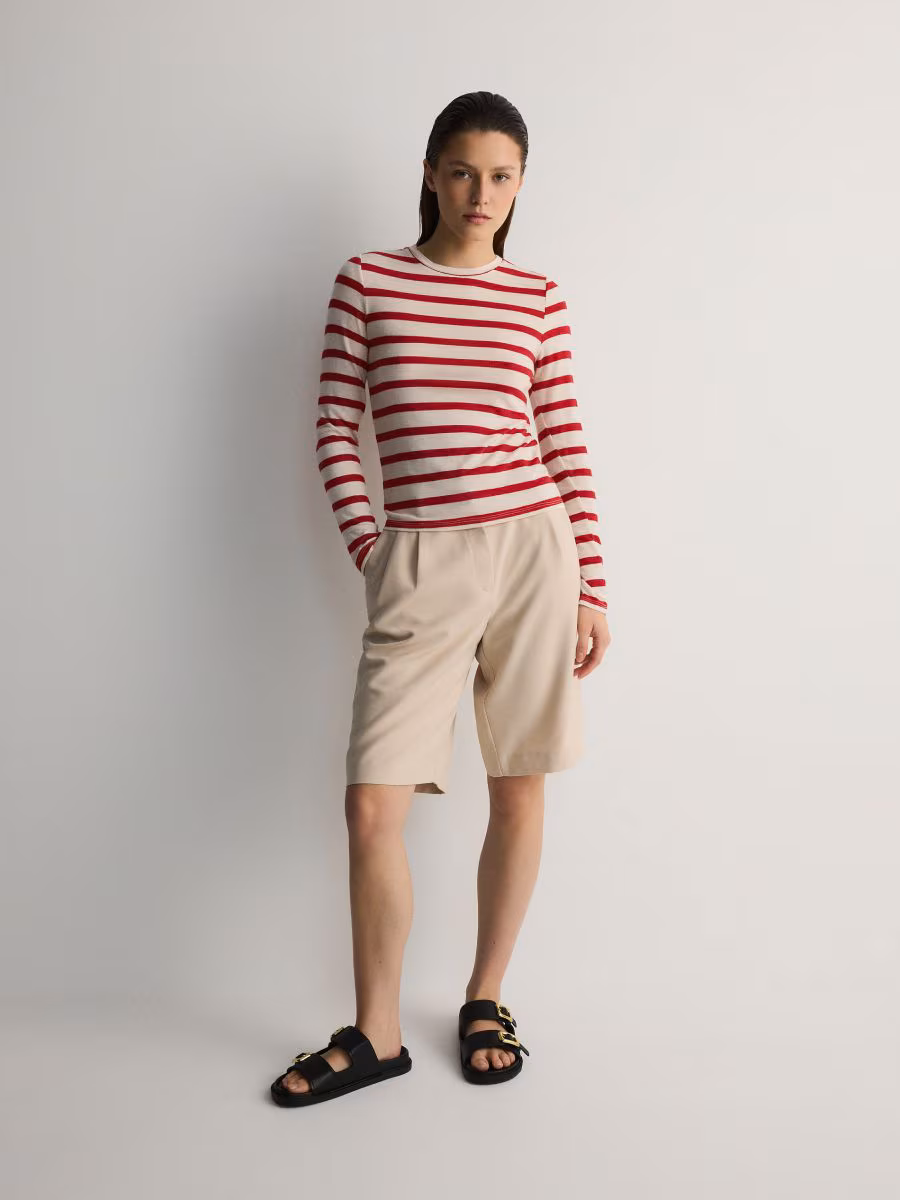 Viscose Rich Long Sleeve T-Shirt