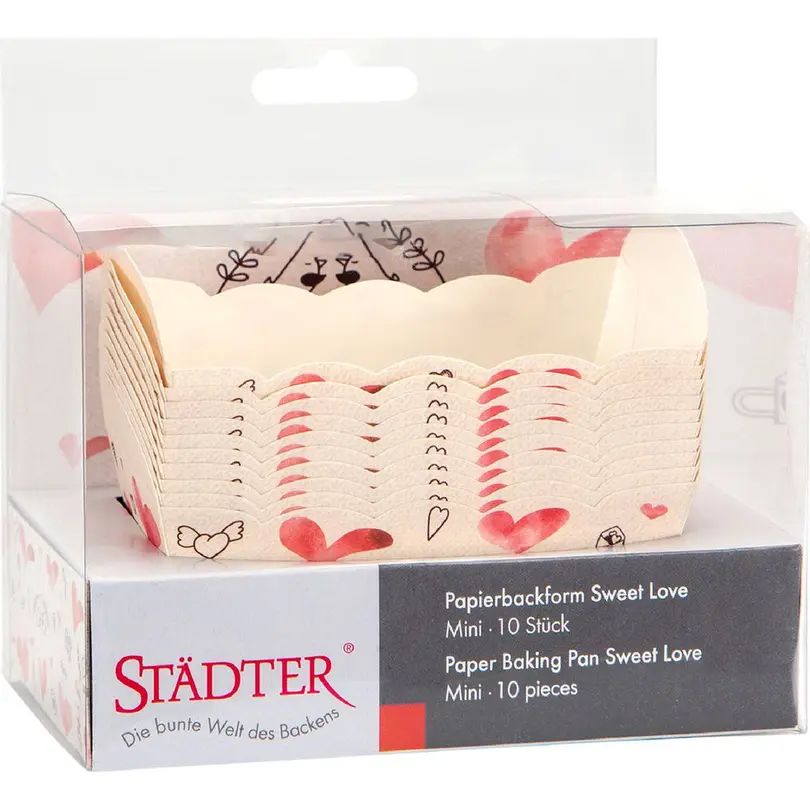 Papierförmchen 10er-Set Sweet Love