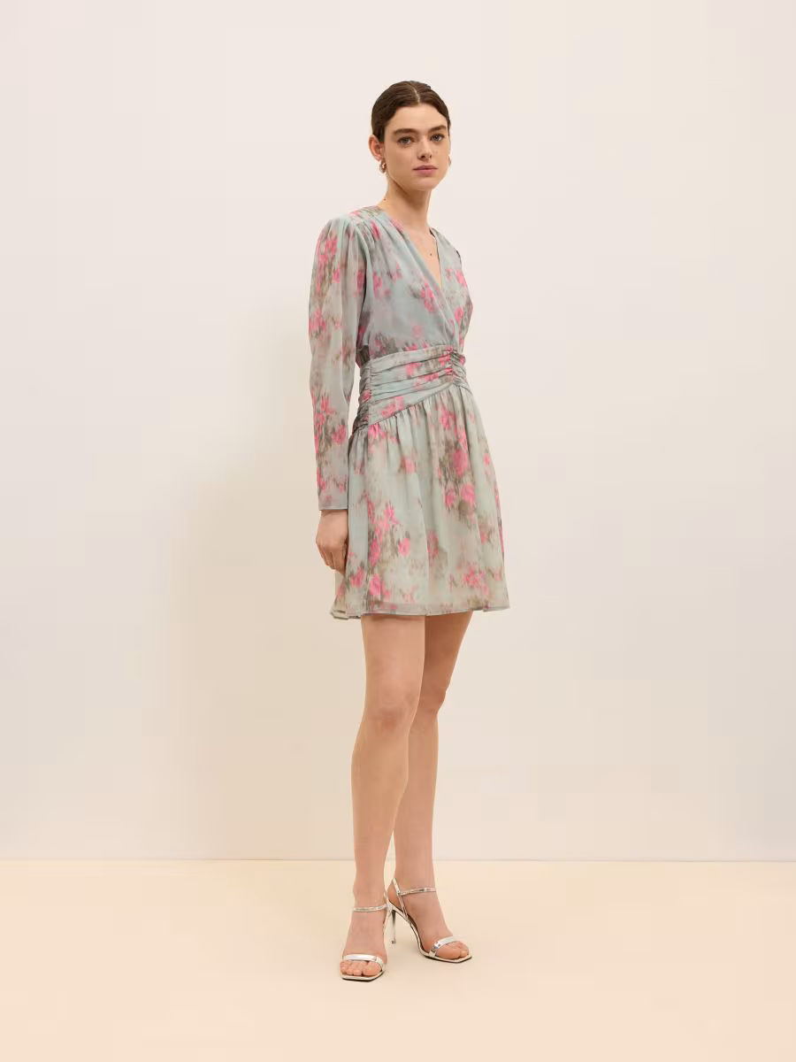 Patterned Mini Dress