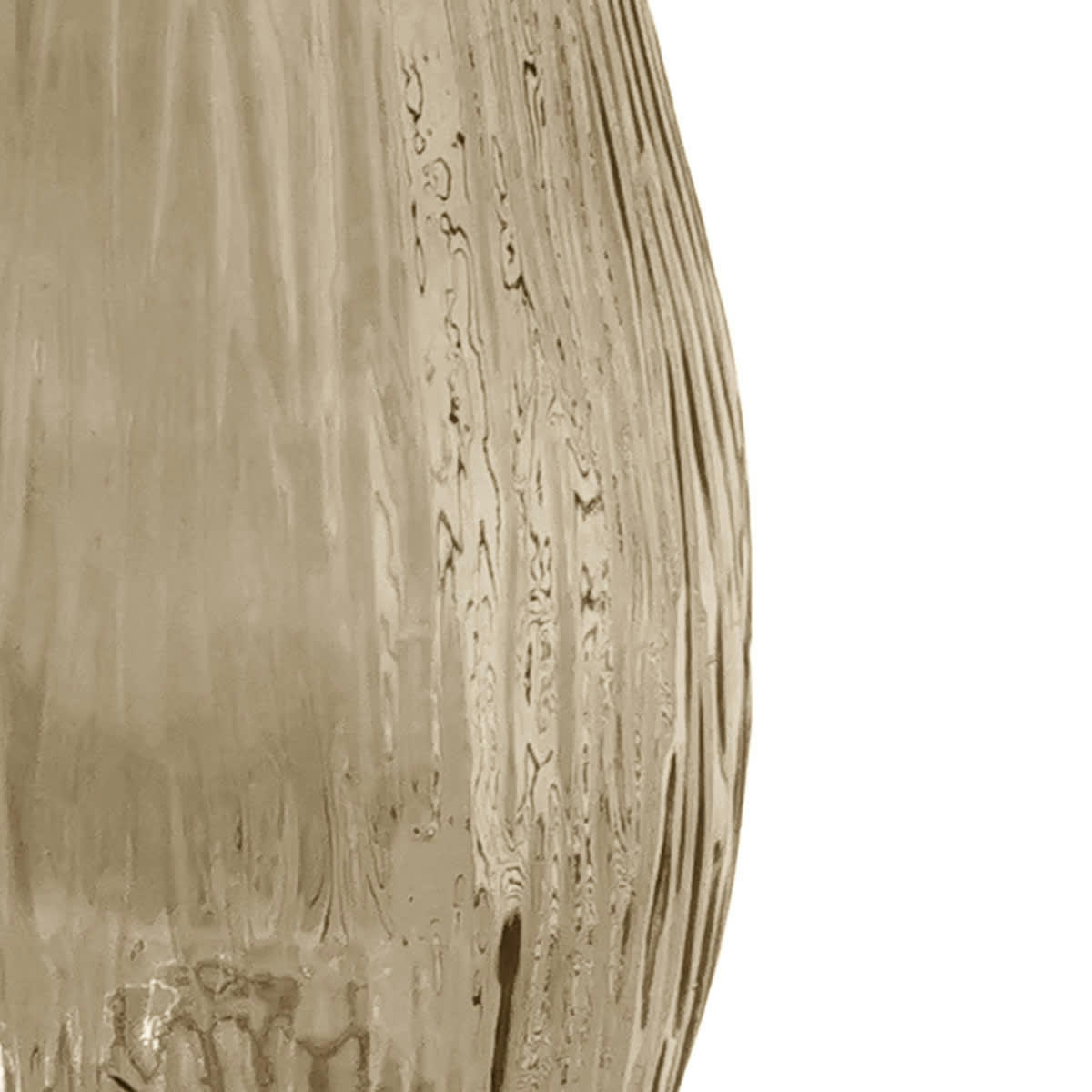 KAMI - Vase en verre recyclé texturé Mastic 99 cm