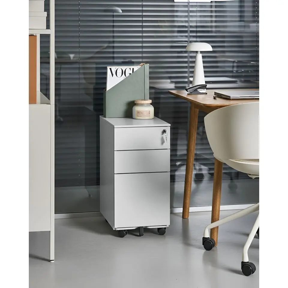 BOLSENA - Kantoorkast - Lichtgrijs - Metaal