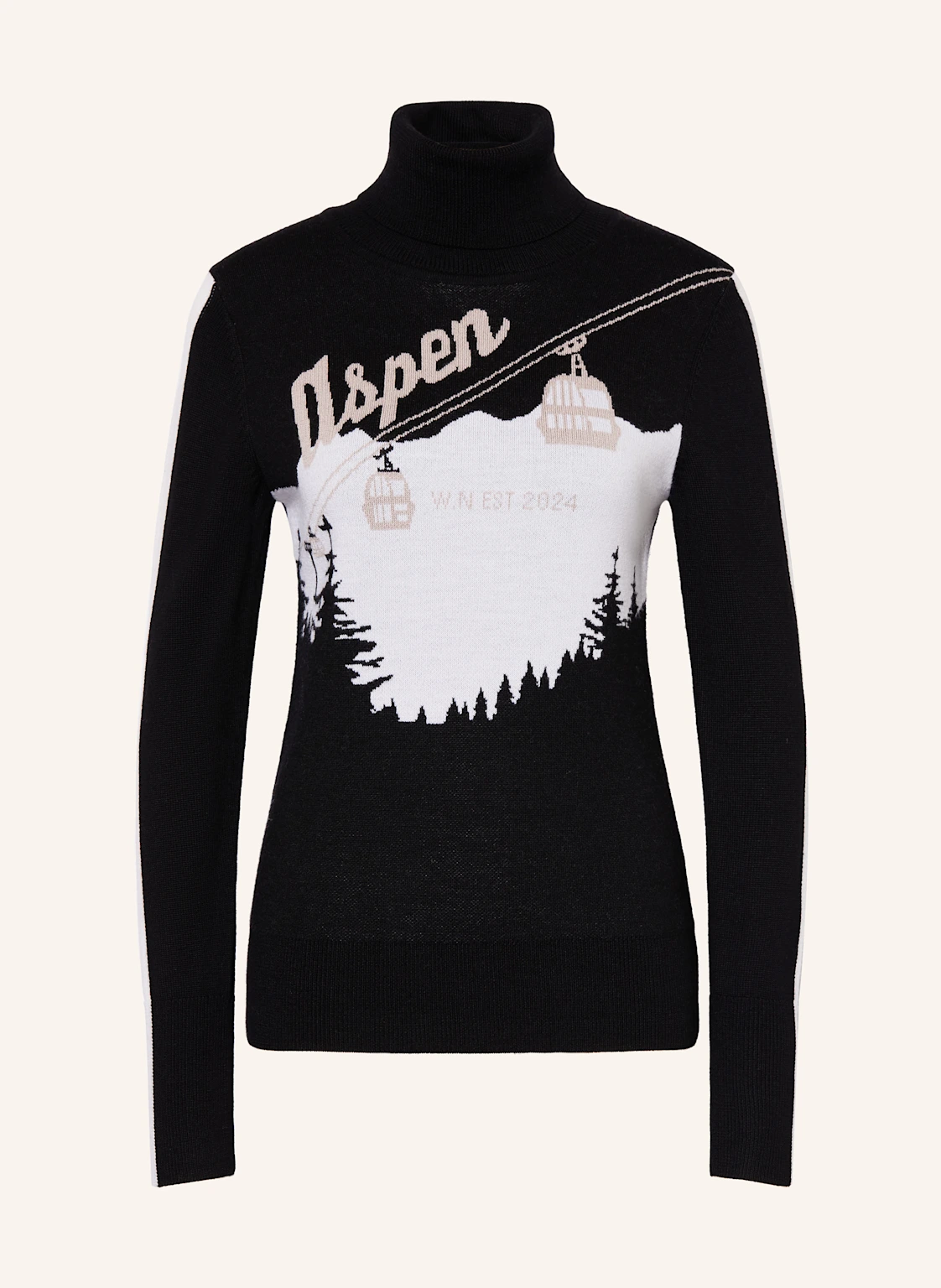 WE NORWEGIANS Rollkragenpullover AFTER SKI aus Merinowolle