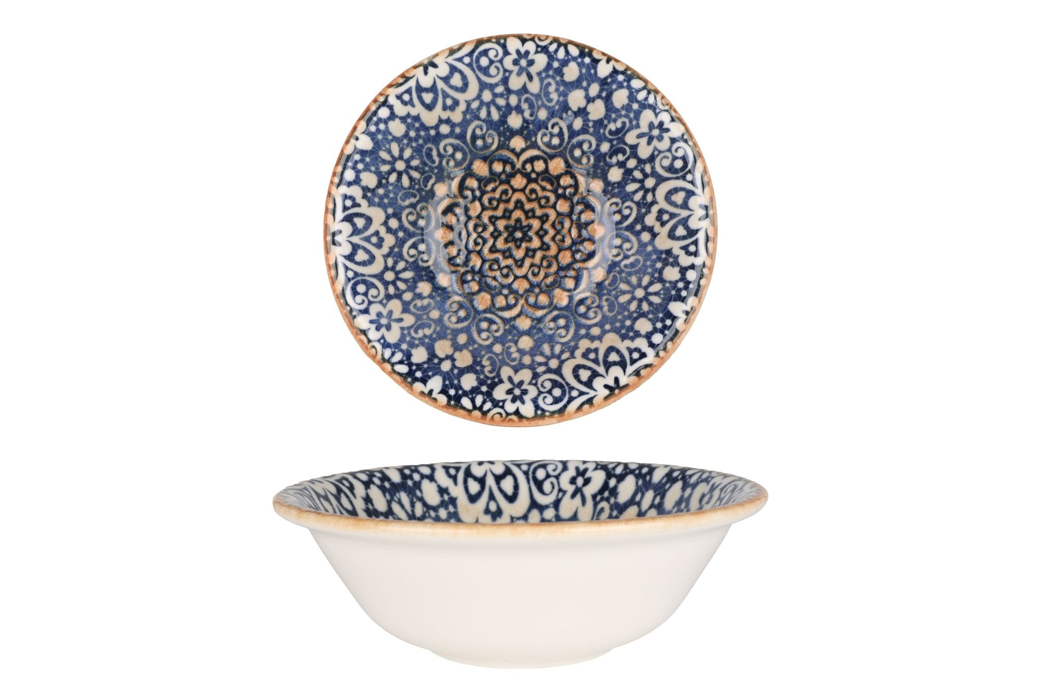 Bonna Kommetje - Alhambra - Porselein - 16 cm (400cc) - set van 6