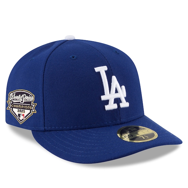 Los Angeles Dodgers New Era 2025 World Series Champions Side Patch Low Profile 59FIFTY Fitted Hat - Royal