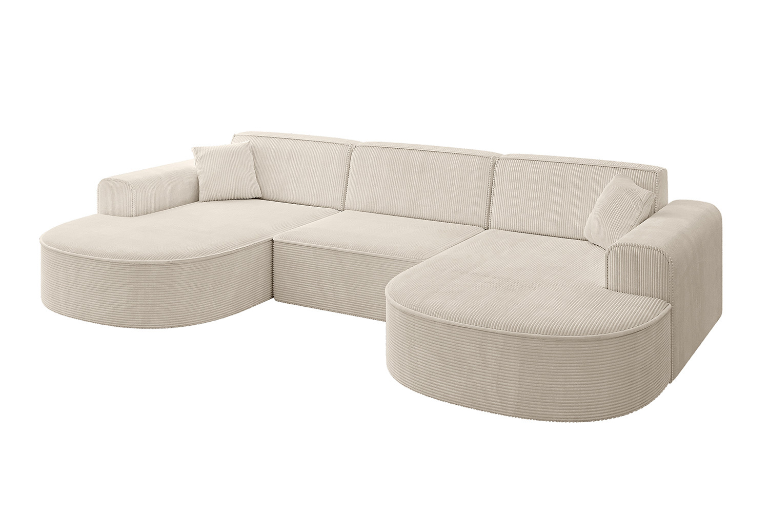 Narożnik uniwersalny bez funkcji spania MARI-U1 303x171x79,5 cm Beżowy