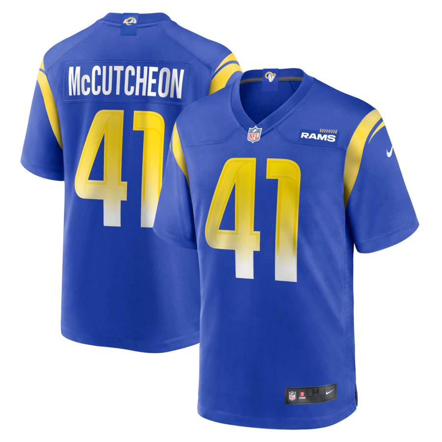 Cameron McCutcheon Los Angeles Rams Nike  Game Jersey - Royal
