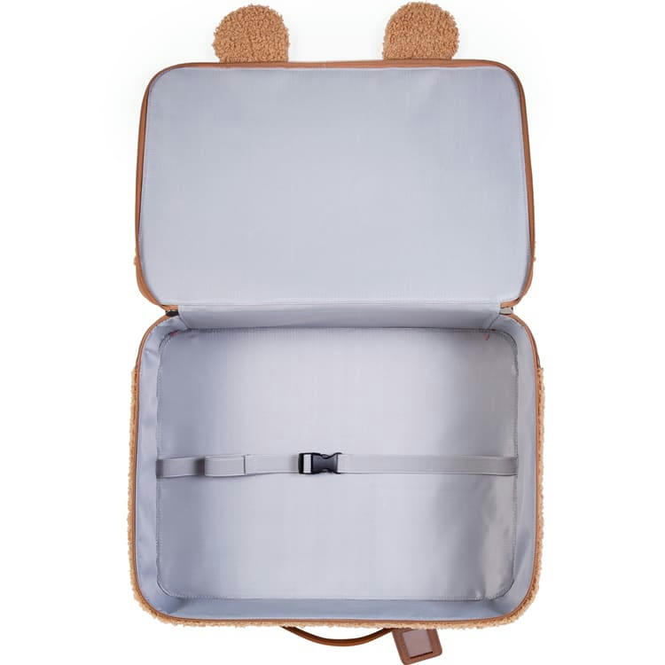 - Valise enfant Mini Traveller en teddy brun