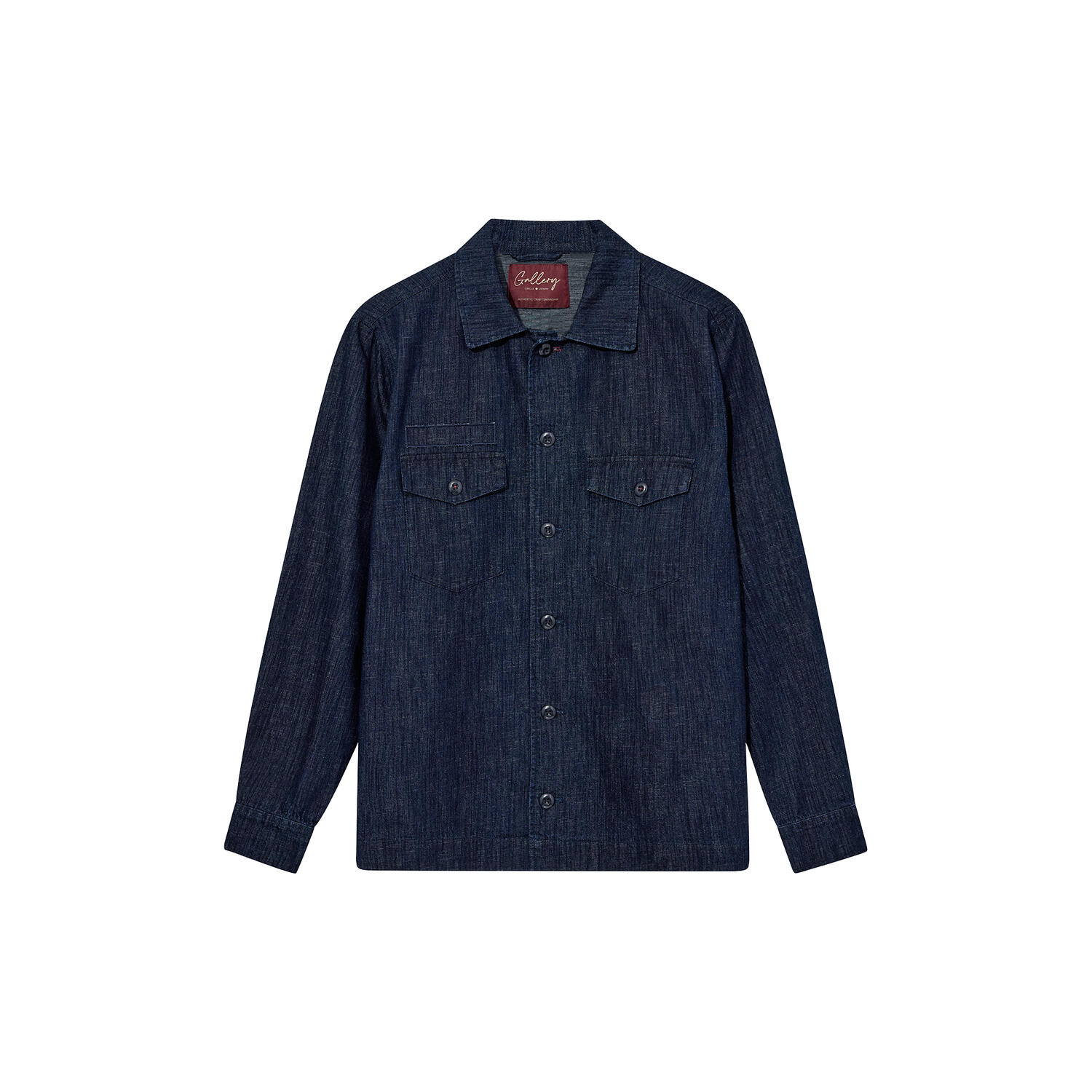 MMGMarcello Chambray Overshirt, indigo blue