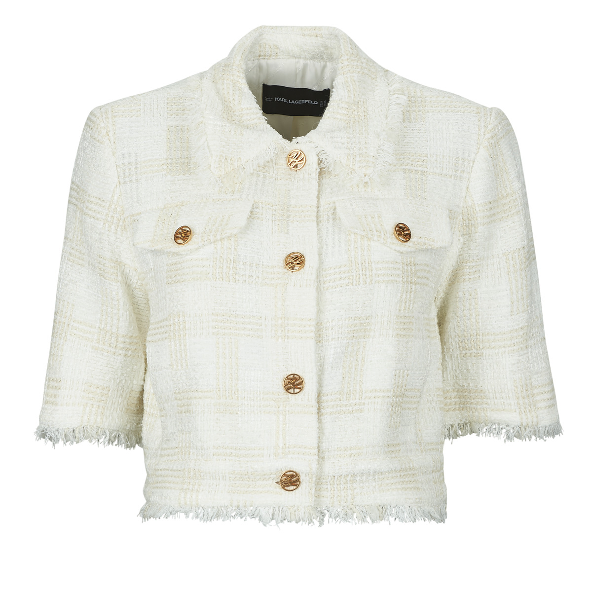 Karl Lagerfeld - BOUCLE JACKET - Beige