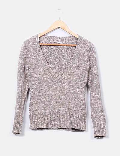 Camaïeu Marbled brown jersey
