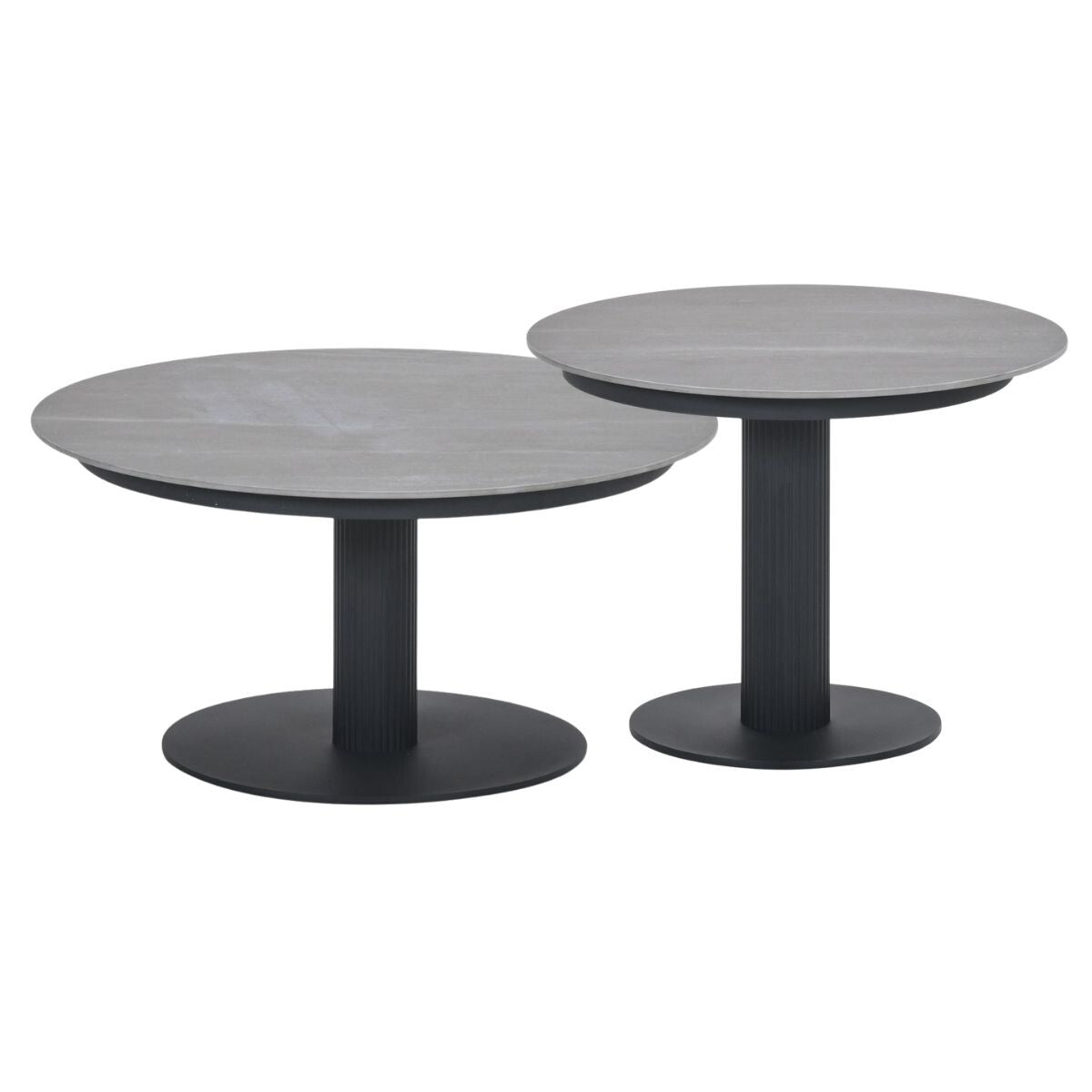 Garden Impressions Loungetafels Liam - donker grijs - centostone Napoli sand
