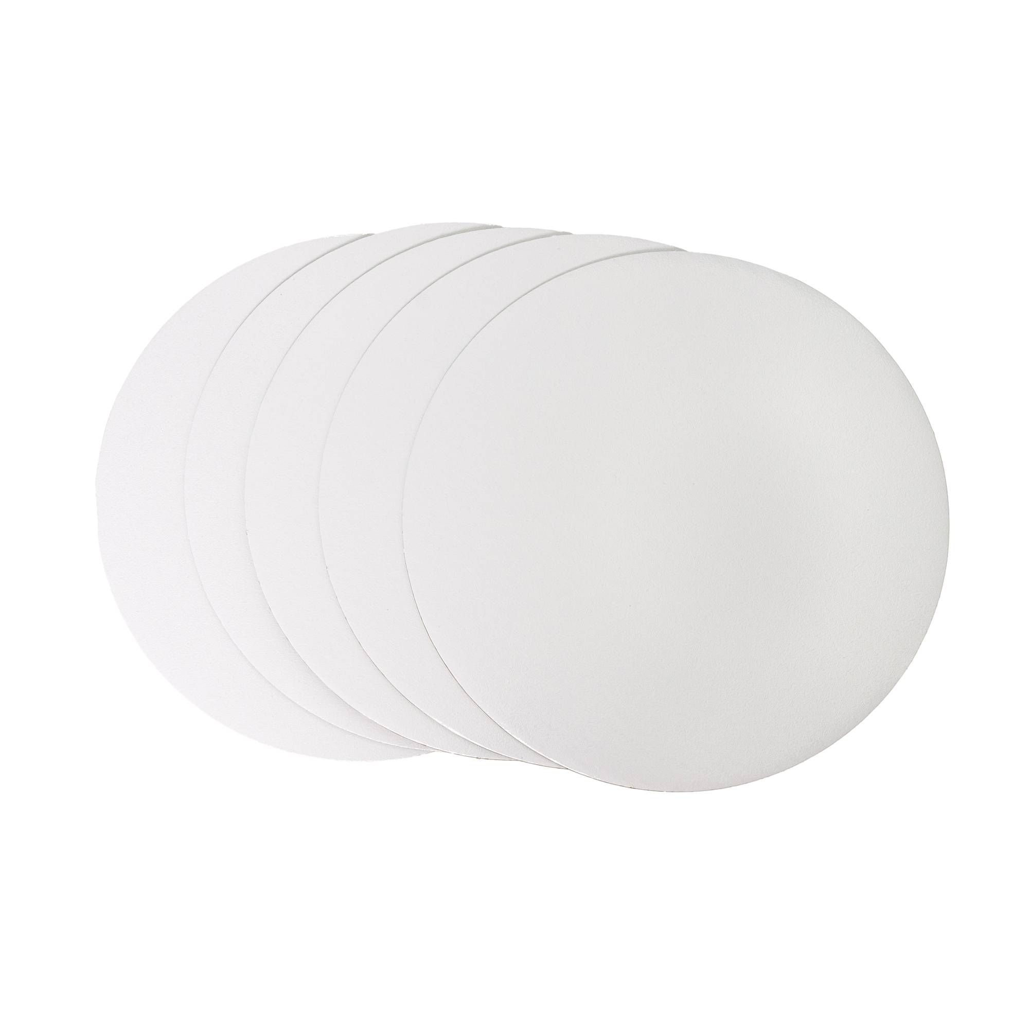 White Round Cake Boards 10 Inches 5 Pack