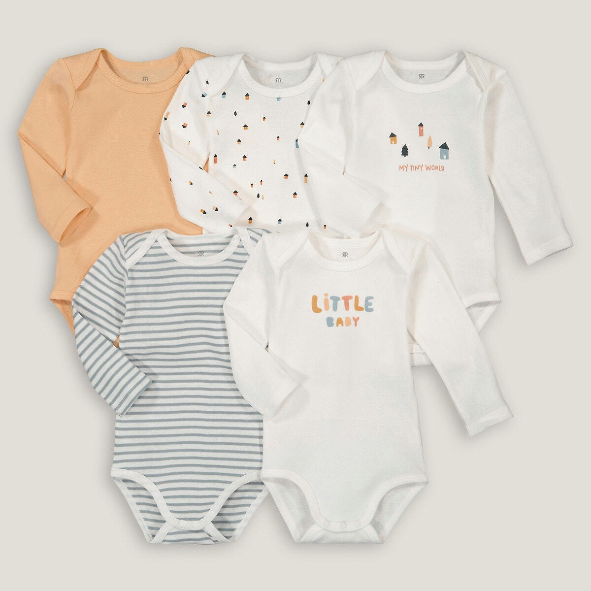 Lot de 5 bodies manches longues