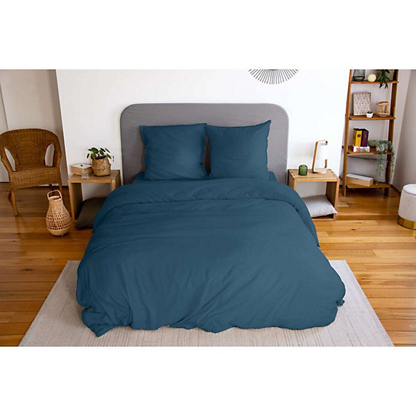 Parure de lit - 100% microfibre lavée