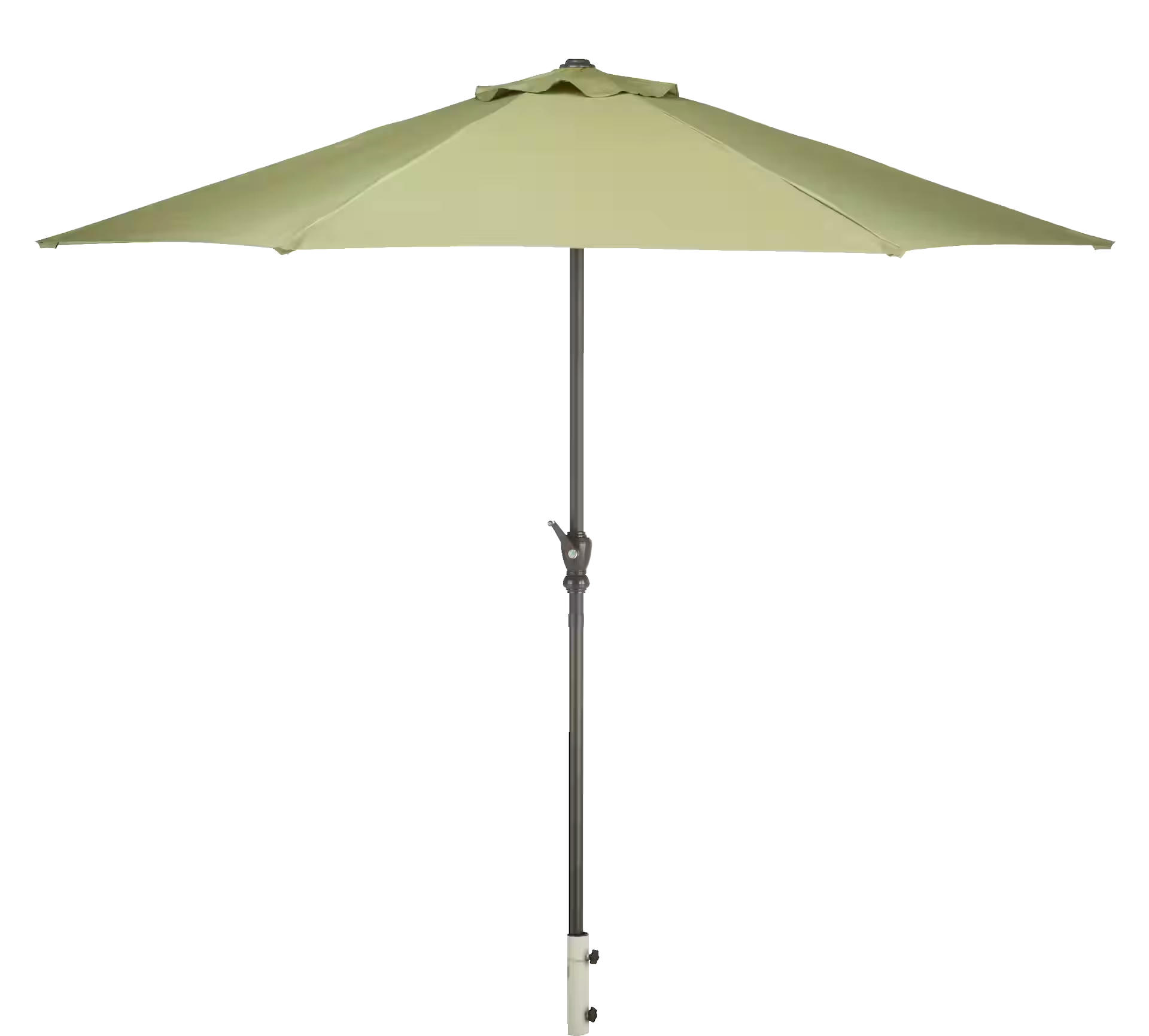 CANVAS UV-Protected Fabric Outdoor/Patio Market Umbrella w/ Crank Handle, 9-ft