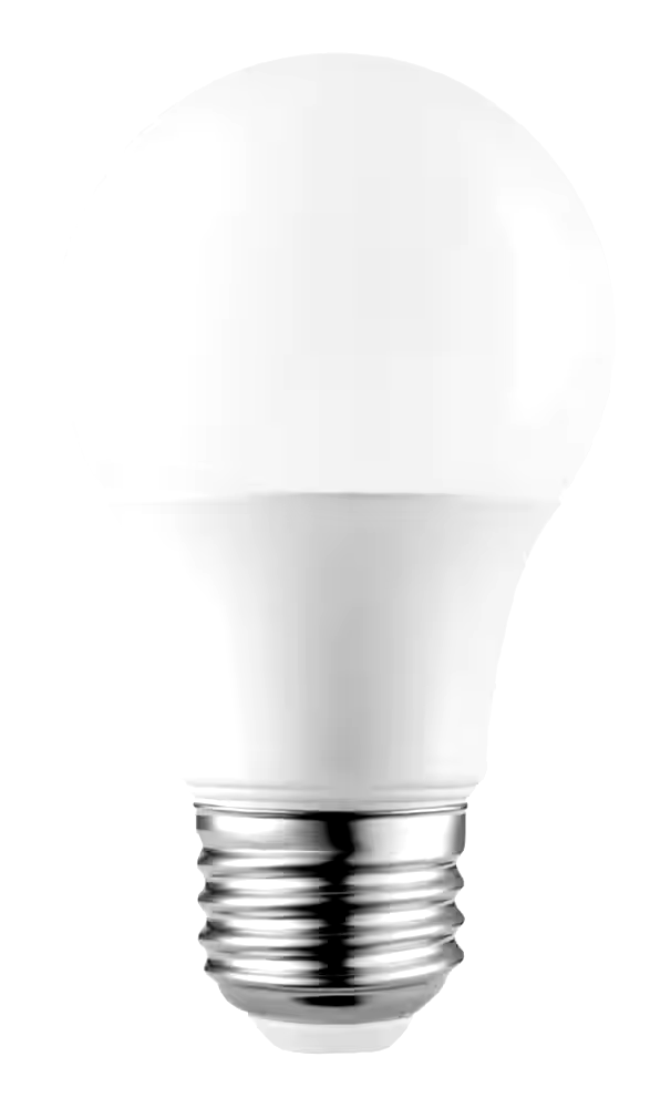 NOMA A19 E26 Base Household Non-Dimmable LED Light Bulbs, 480 Lumens, Warm White, 40W, 6-pk