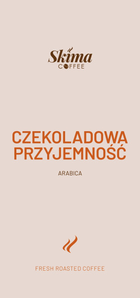 Kawa ziarnista 1kg Czekoladowa Przyjemność 100% Arabica do ekspresu