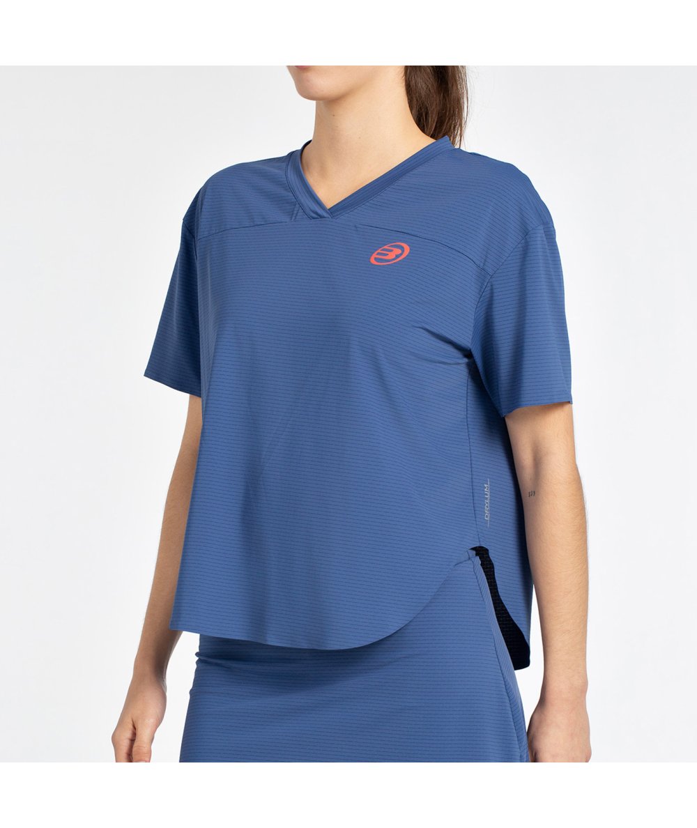 CAMISETA BULLPADEL BELVIS AZUL SOMBRA