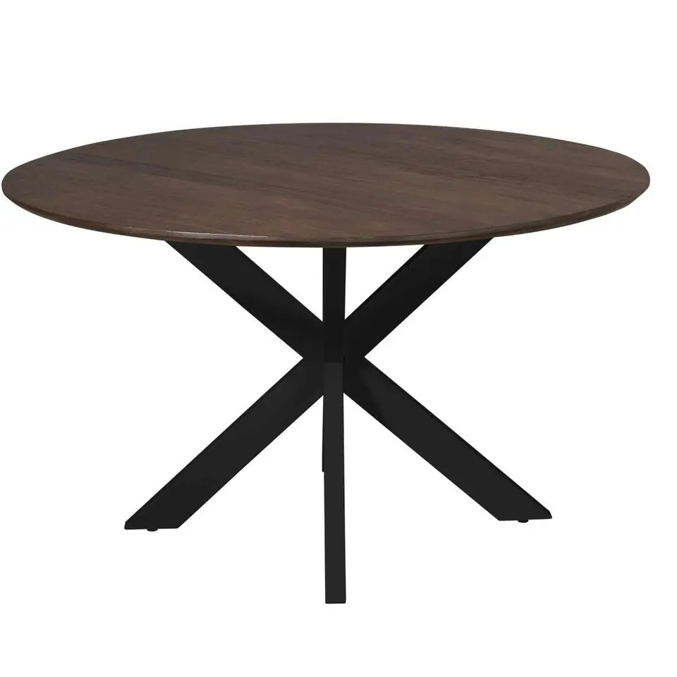 Starfurn - Eettafel Madison - Zwart - 130x130x76 cm
