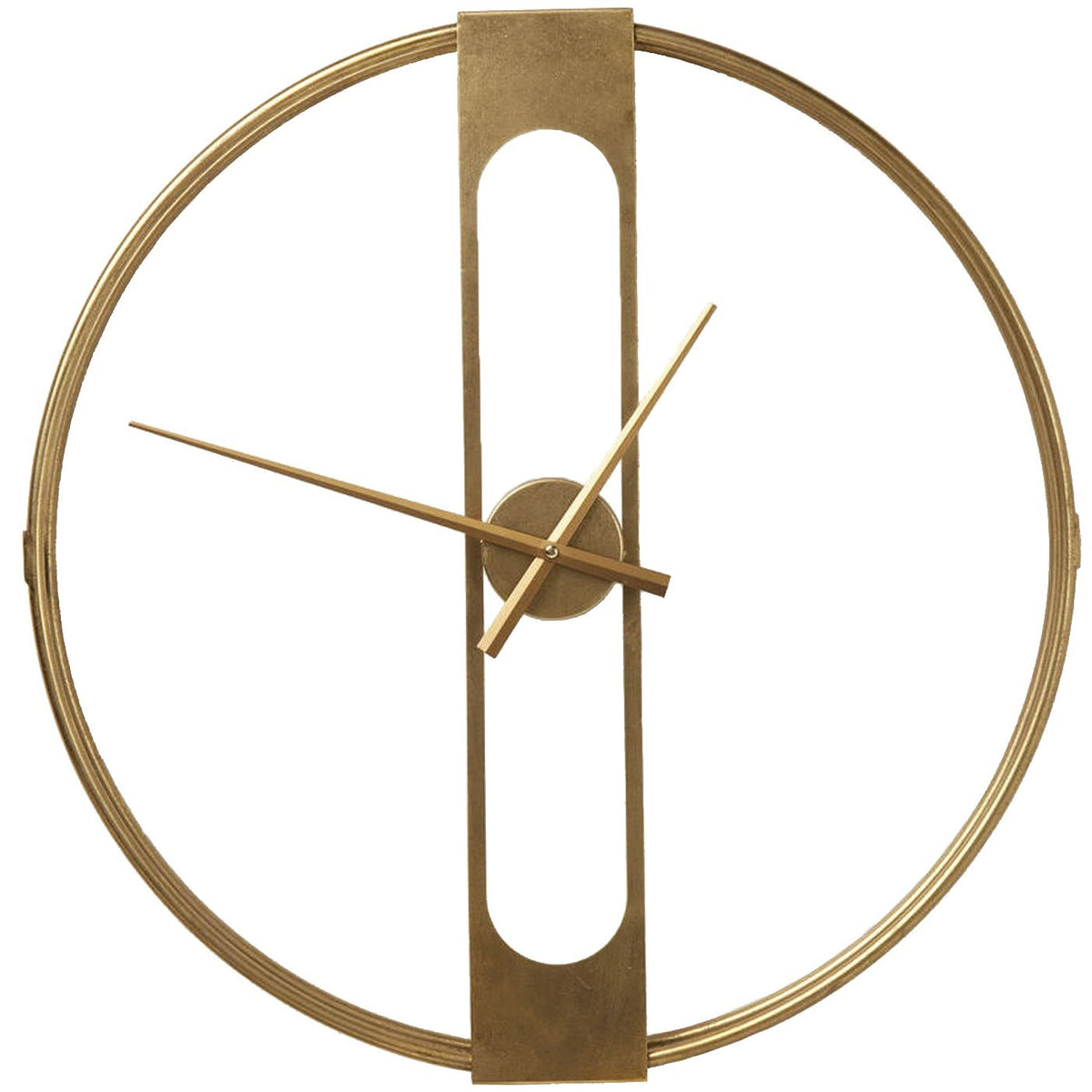 Kare Design Wandklok Clip Ø60cm goud