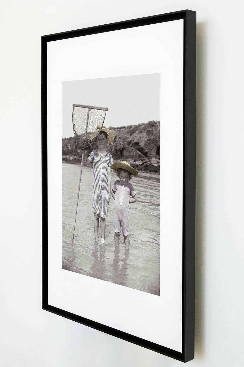KELEPOQ COULEUR - Photo ancienne couleur enfance n°33 cadre noir 40x60cm