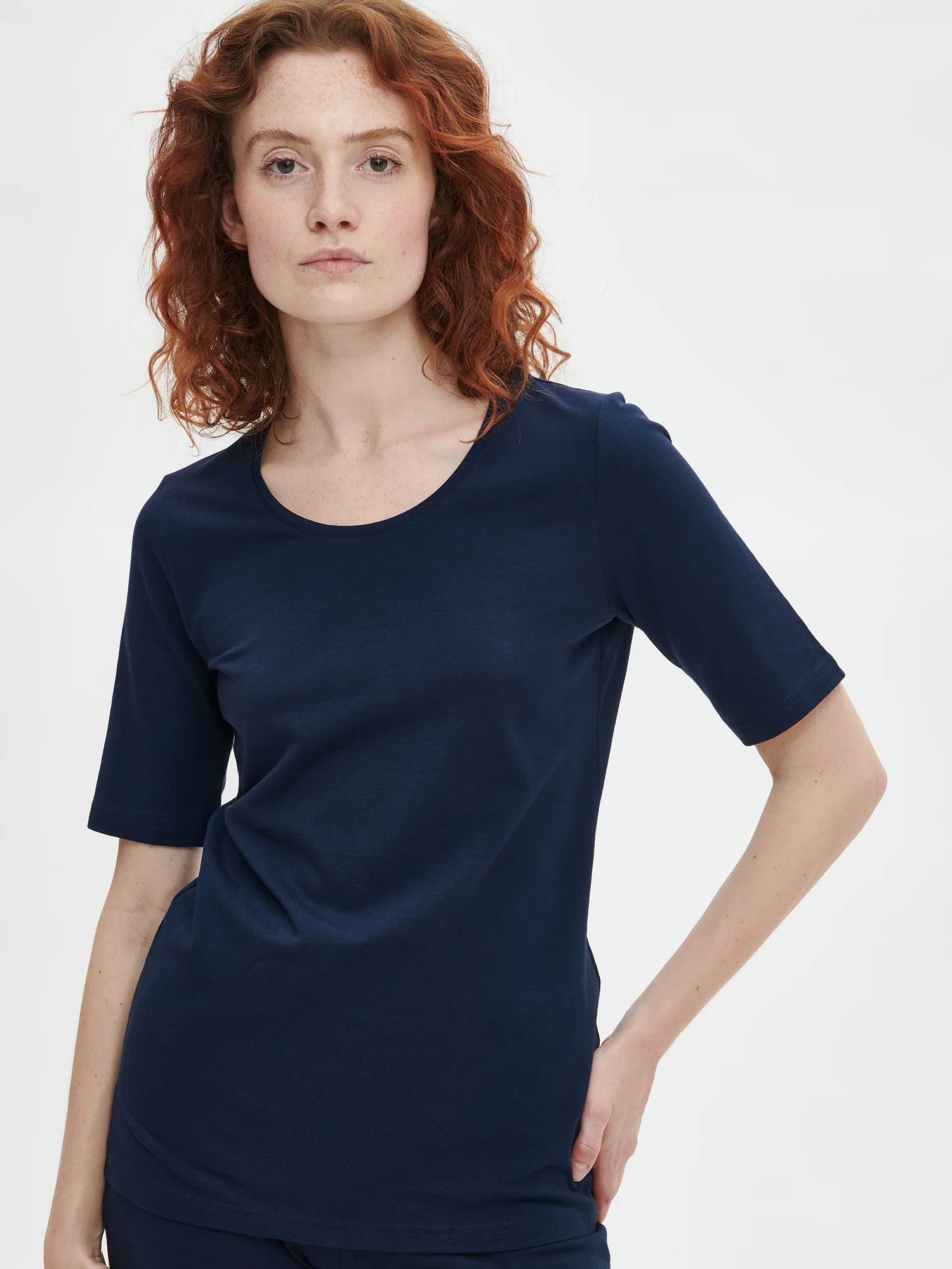 BASIC 7/8-leggingsit - tummansininen