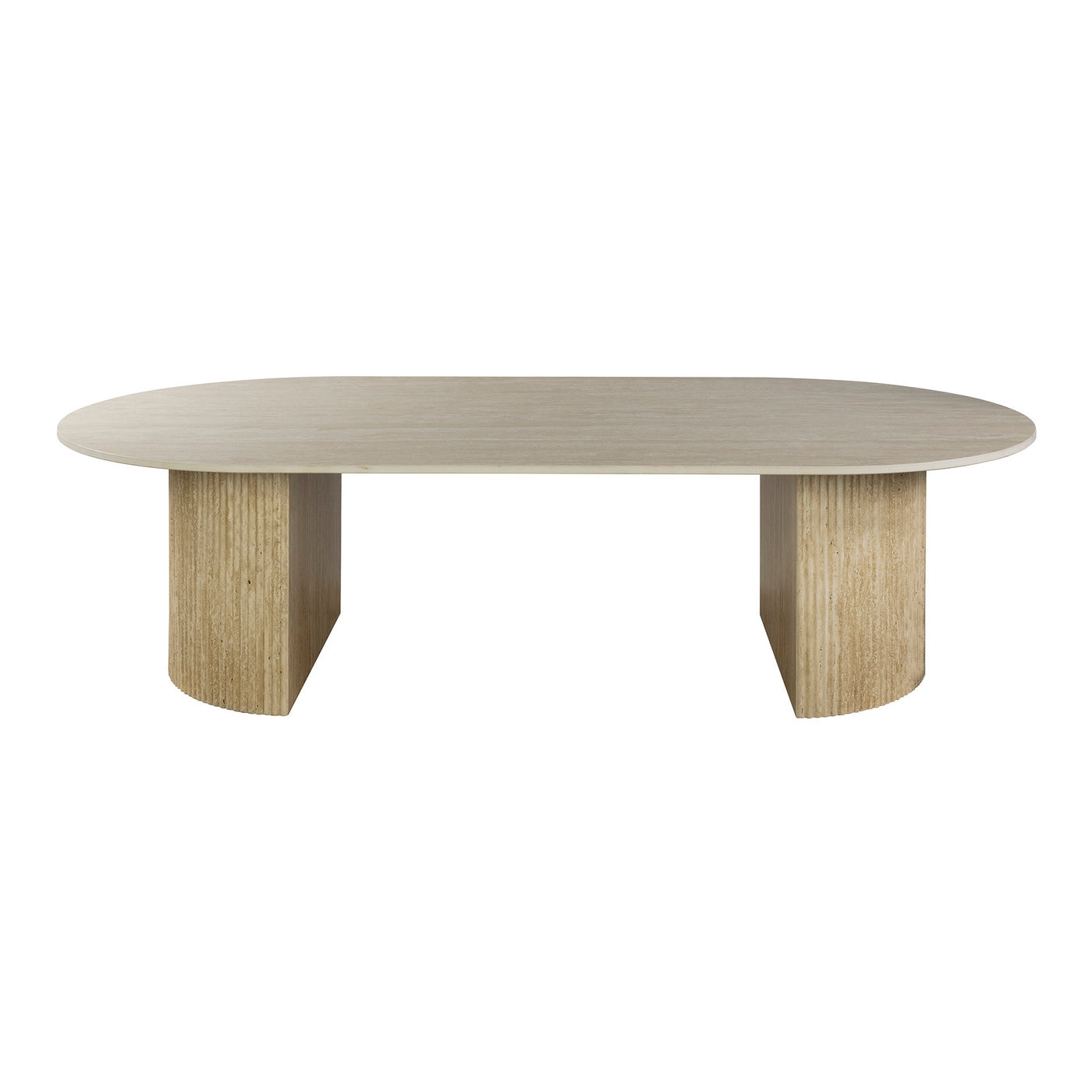 Giga Living Salontafel Romano - Organisch Travertin - 135x70x40cm
