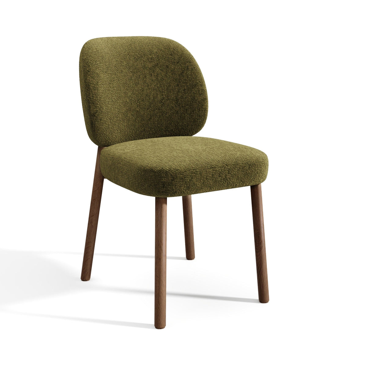 Premium Interiors - Set van 2 stoelen MOKA - fluweel met structuur vintage groen 47cm