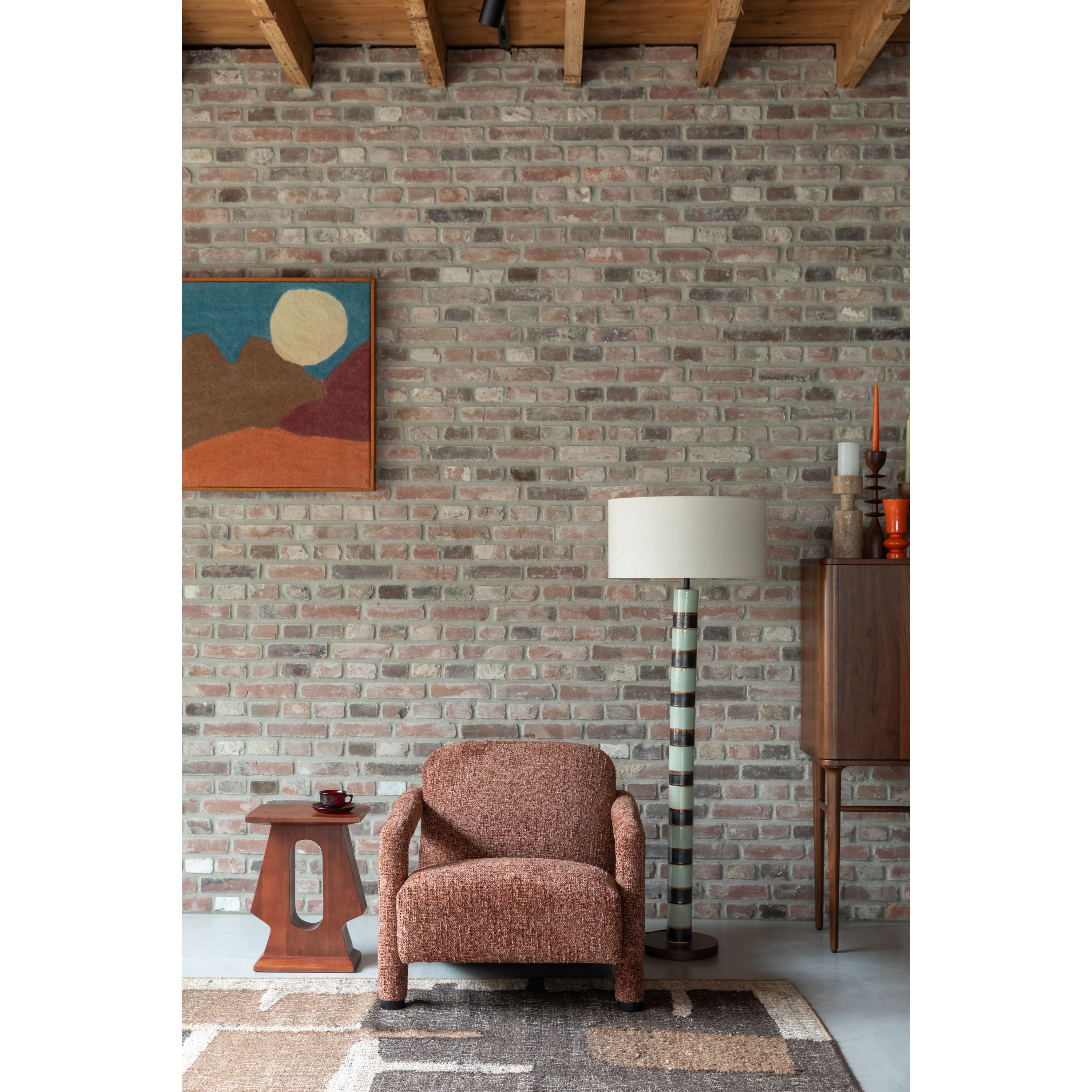 Dutchbone Kent Fauteuil Bordeaux Rood