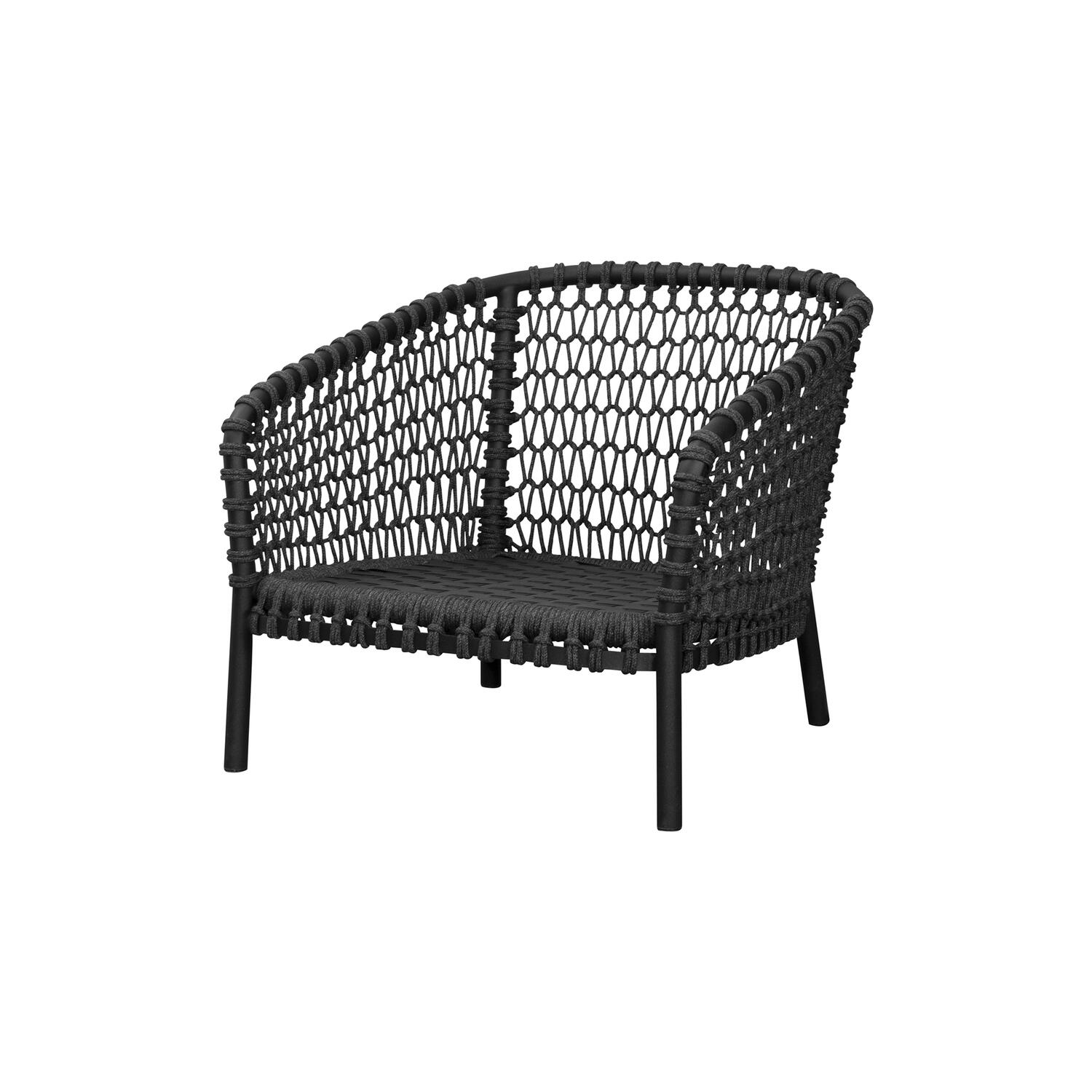 Ocean large loungestol, dark grey
