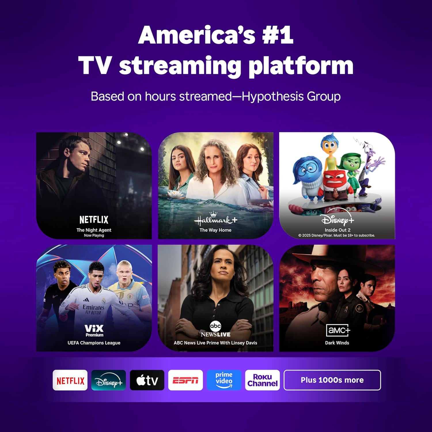 Roku Smart TV – 55-Inch Plus Series  Mini-LED TV – RokuTV with Enhanced Voice Remote – Flat Screen 4K QLED Television with Dolby Vision & Wi-Fi for Streaming Live Local News  Sports