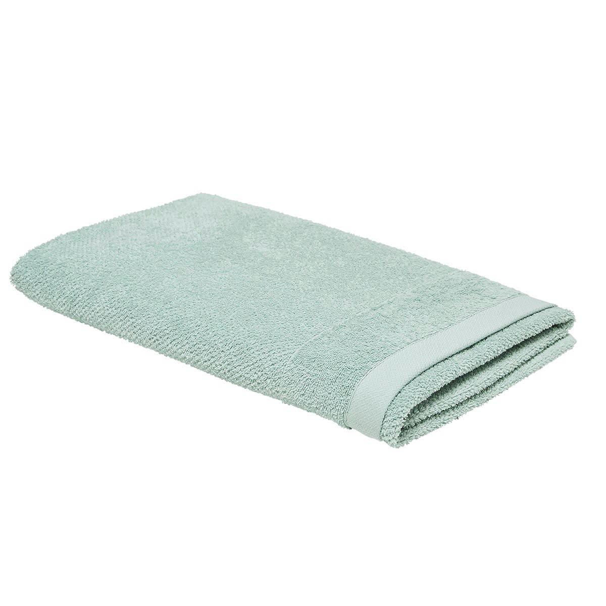 BIO ORGANIC - Maxi drap de bain uni en Coton Vert 90x150 cm